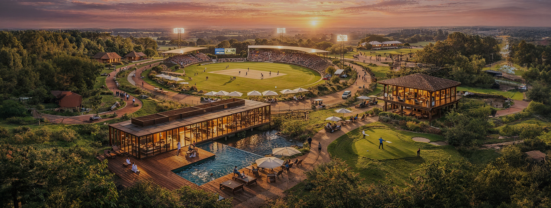 Open green landscape